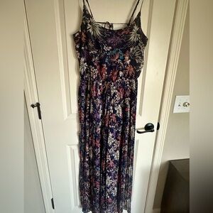 Floral Maxi split skirt/palazzo pants